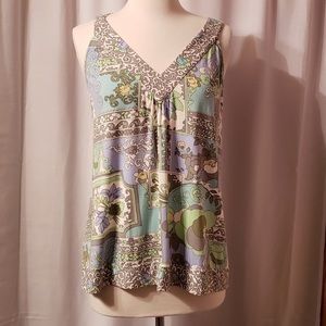 TOMMY BAHAMA SLEEVELESS TOP SZ MEDIUM